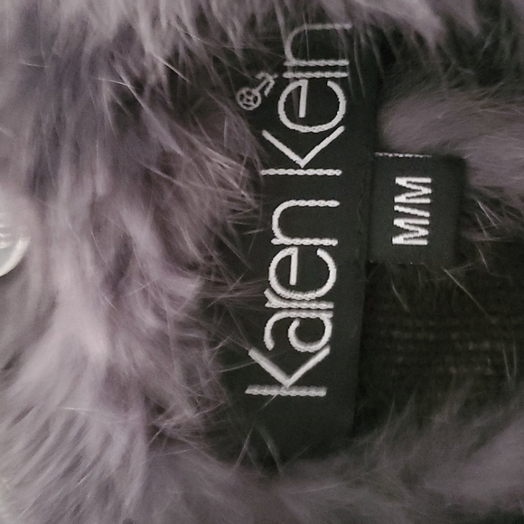 Karen Klein Grey Fur  vest, Sz M NWOT - Picture 6 of 9